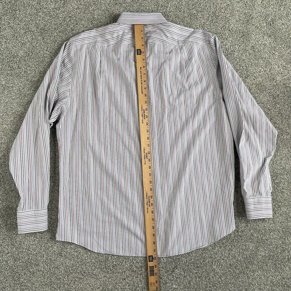 Charles Tyrwhitt Slim Fit Non Iron Dress Shirt Mens Business Casual Size 18/37 - Picture 9 of 11